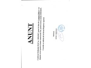 Anunt privind cererile de material lemnos