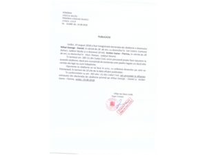 PUBLICATIE - CASATORIE