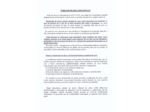 DECLARARE  DECES - 01.01.2020 - 05.01.2020
